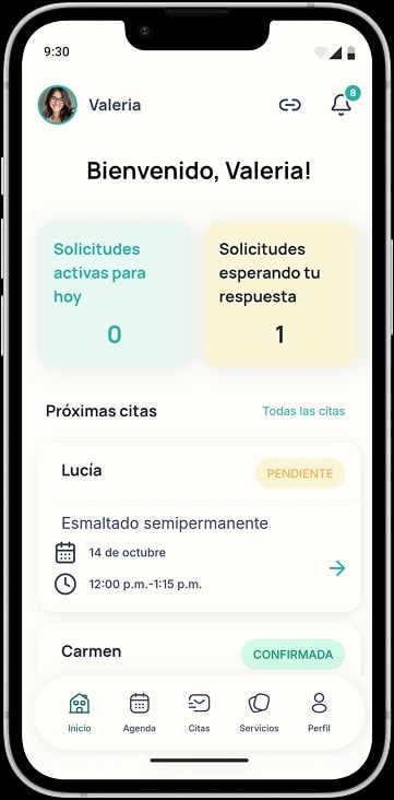 Solicitud pendiente