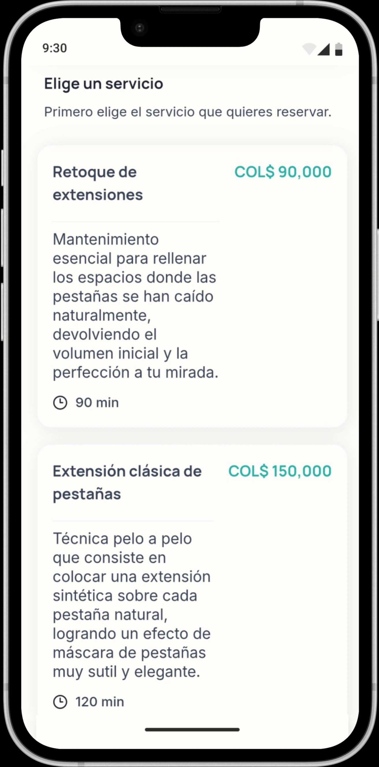Servicios bien diferenciados